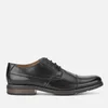 Clarks Men's Becken Cap Leather Derby Shoes - Black - Image 1