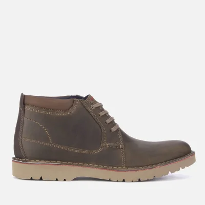 Clarks Men's Vargo Mid Leather Chukka Boots - Olive