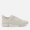 Clarks Men's Triverve Lace Leather Trainers - White - Image 1