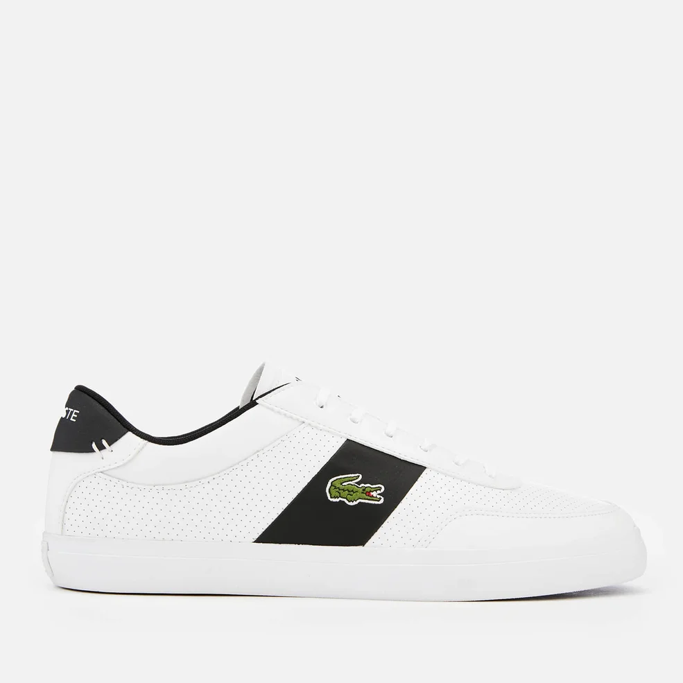 Lacoste Men's Court-Master 119 2 Perforated Leather Trainers - White/Black Image 1
