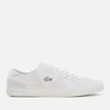 Lacoste Men's Sideline 119 1 Canvas Trainers - White/Off White - Image 1