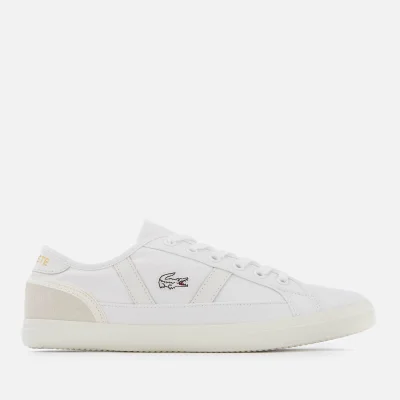 Lacoste Women's Sideline 119 1 Canvas Vulcanised Trainers - White/Off White