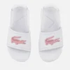 Lacoste Toddler's L.30 Slide 119 2 Sandals - White/Light Pink - Image 1