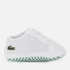 Lacoste Babies L.12.12 Crib 318 1 Trainers - White/Green - Image 1
