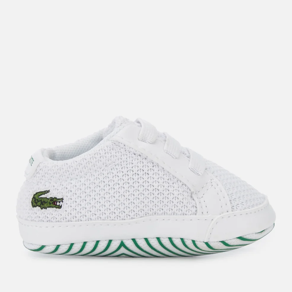 Lacoste Babies L.12.12 Crib 318 1 Trainers - White/Green Image 1