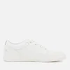 Lacoste Men's Bayliss 119 1 Leather Lace Up Trainers - Off White/Off White - Image 1