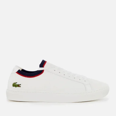 Lacoste Men's La Piquée 119 1 Knitted Cupsole Trainers - White/Navy/Red