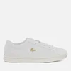 Lacoste Women's Straightset 119 2 Leather Cupsole Trainers - White/Off White - Image 1