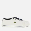 Lacoste Kids' Riberac 119 2 Low Top Trainers - Off White/Navy - Image 1