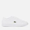 Lacoste Kids' Carnaby Evo 119 7 Low Top Trainers - White/White - Image 1