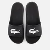 Lacoste Men's Croco Slide 119 1 Sandals - Black/White - Image 1