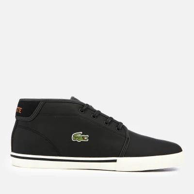 Lacoste Men's Ampthill 119 1 Leather Chukka Trainers - Black/Light Brown