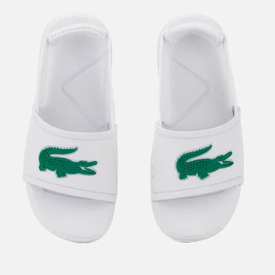 Lacoste Toddler's L.30 Slide 119 2 Sandals - White/Green