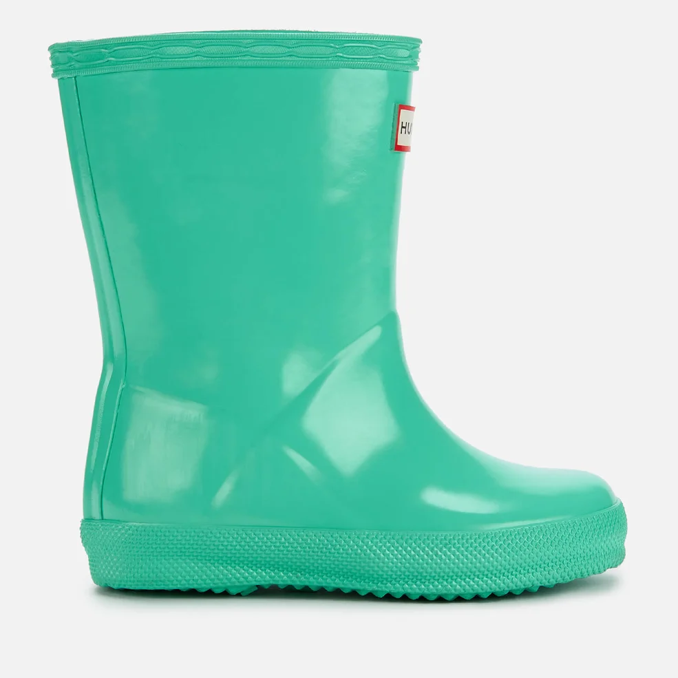 Hunter Toddler's First Classic Gloss Wellies - Ocean Swell Image 1