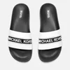 MICHAEL MICHAEL KORS Women's Demi Slide Sandals - Optic White/Black - Image 1