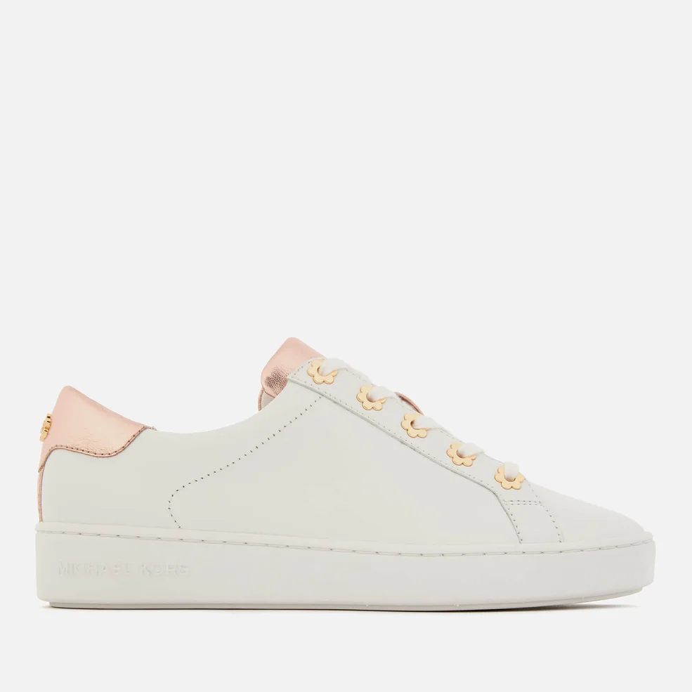 MICHAEL MICHAEL KORS Women's Irving Cupsole Trainers - Optic/Rose Gold Image 1