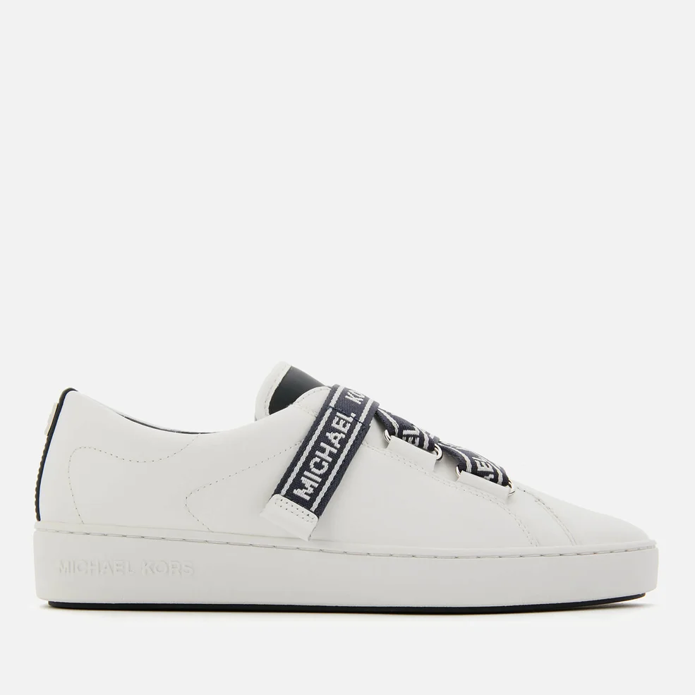 MICHAEL MICHAEL KORS Women's Casey Cupsole Trainers - Optic/Admiral Image 1