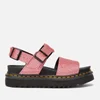 Dr. Martens Women's Voss Glitter Double Strap Sandals - Pink - Image 1