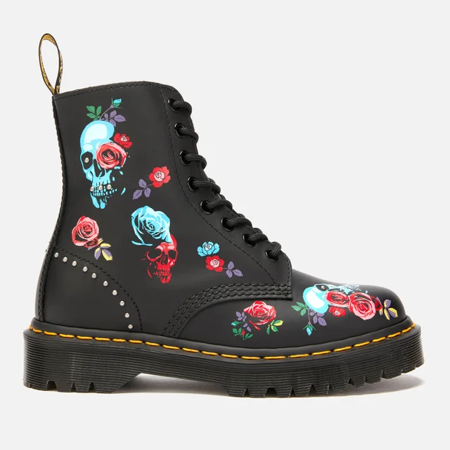 Dr. Martens Women's 1460 Bex Rose 8-Eye Boots - Rose Fantasy Placement