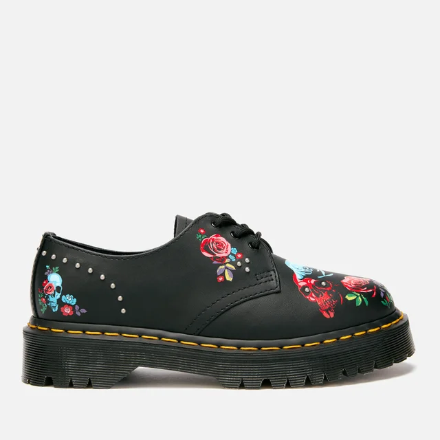 Dr. Martens Women's 1461 Bex Rode 3-Eye Shoes - Rose Fantasy Placement