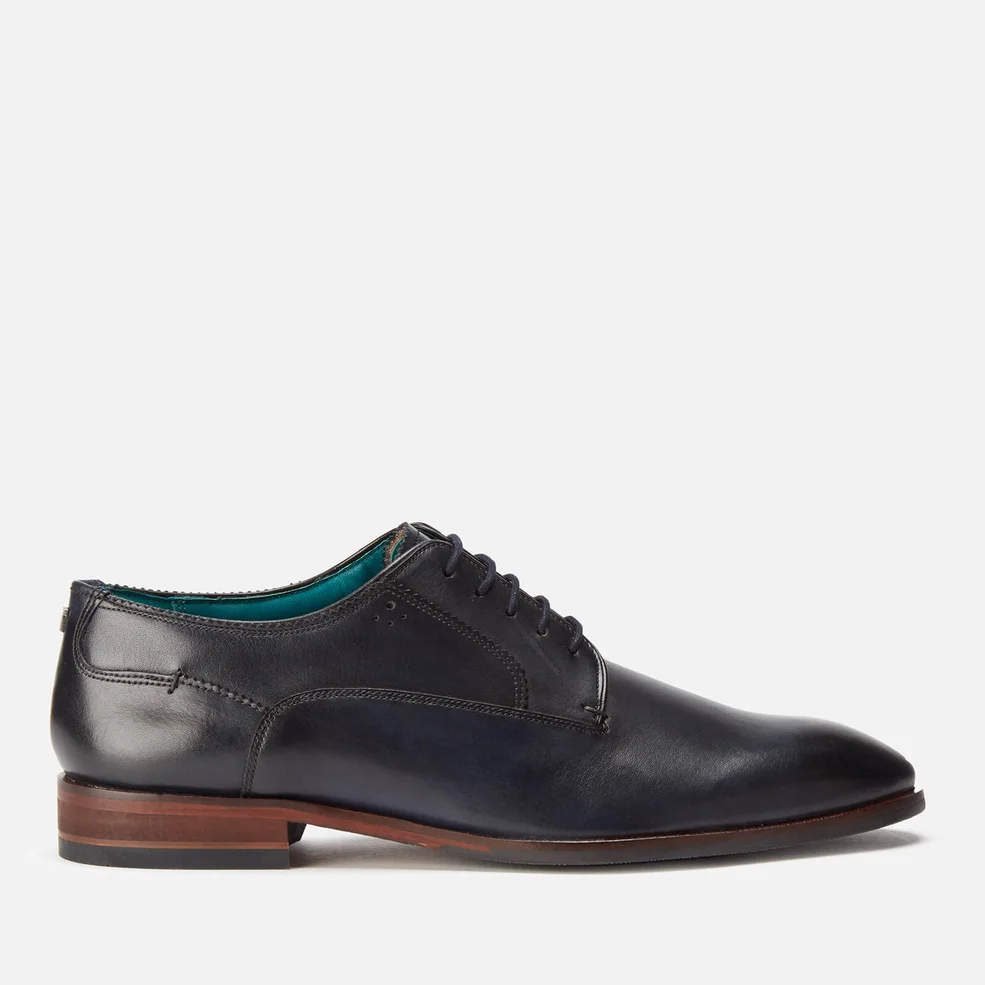 Ted Baker Men's Parals Leather Derby Shoes - Dark Blue Image 1