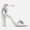 Ted Baker Women's Raidhal Leather Block Heeled Sandals - Silver - Image 1