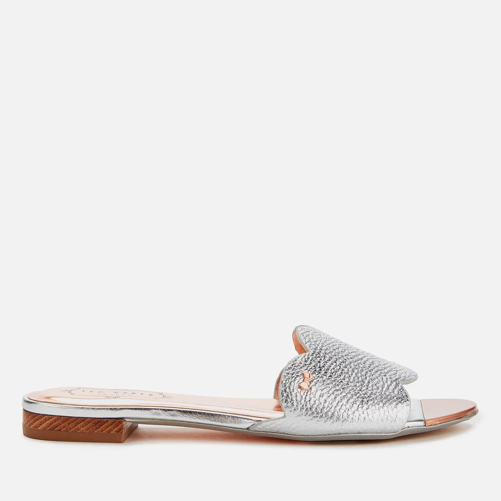Ted Baker Women's Rhaill Leather Mule Sandals - Silver Image 1