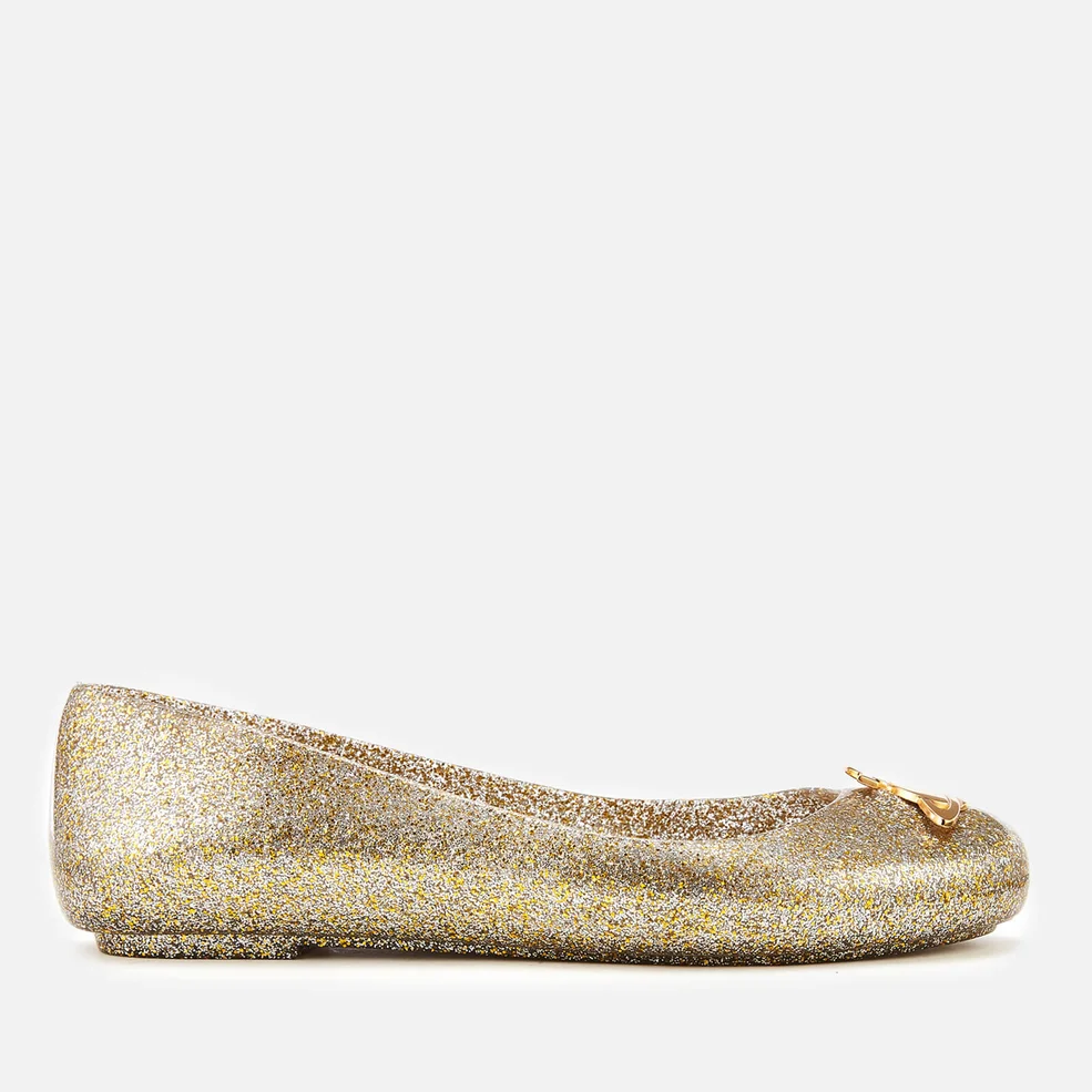 Vivienne Westwood for Melissa Women's Space Love 21 Ballet Flats - Gold Glitter Orb Image 1