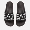 Emporio Armani EA7 Sea World Slide Sandals - Black - Image 1