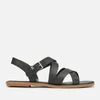 TOMS Women's Sicily Leather Strappy Sandals - Black - Image 1