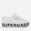 Superga Women's 2790 Cotw Outsole Lettering Trainers - White - Image 1