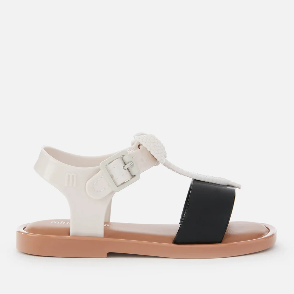 Mini Melissa Toddlers' Mini Mar Lace Sandals - White Contrast Image 1