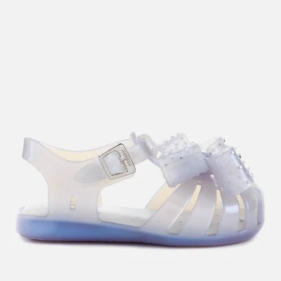 Mini Melissa Toddlers' Mini Aranha Disco Bow Sandals - Iridescent