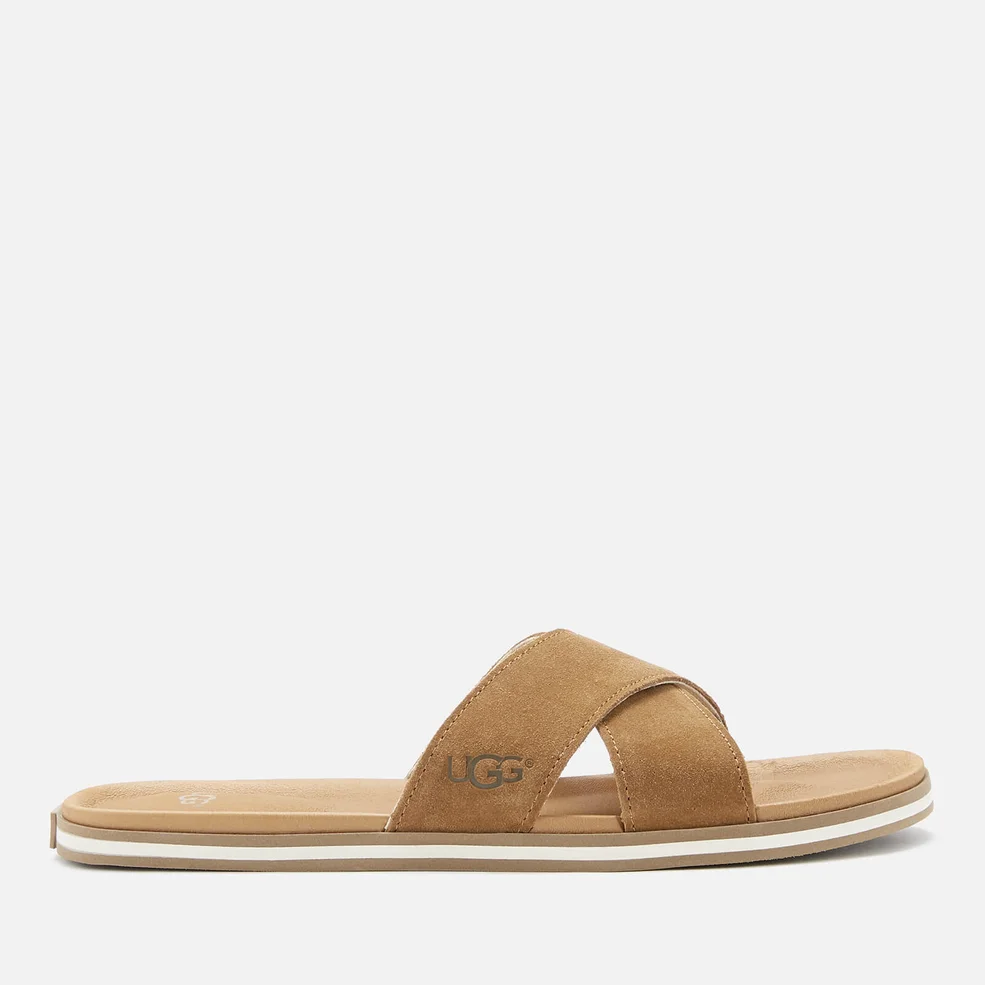 UGG Men's Beach Slide Sandals - Chestnut Image 1