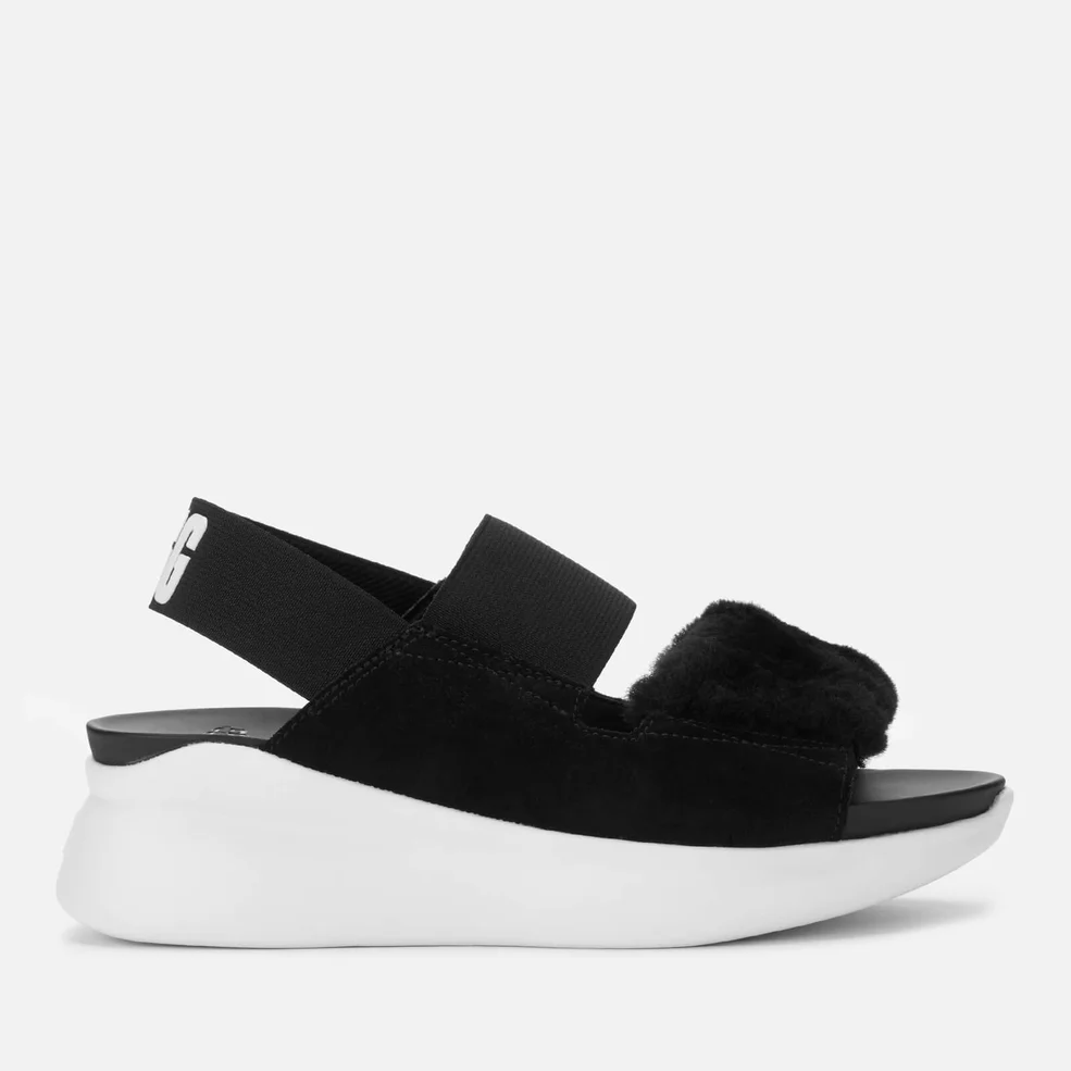 UGG Women's Silverlake Double Strap Sandals - Black/White Image 1