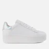 Ash Women's Cult Flatform Trainers - White/Silver - Image 1