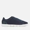 SWIMS Men's Breeze Tennis Knit Trainers - Navy/White - Image 1