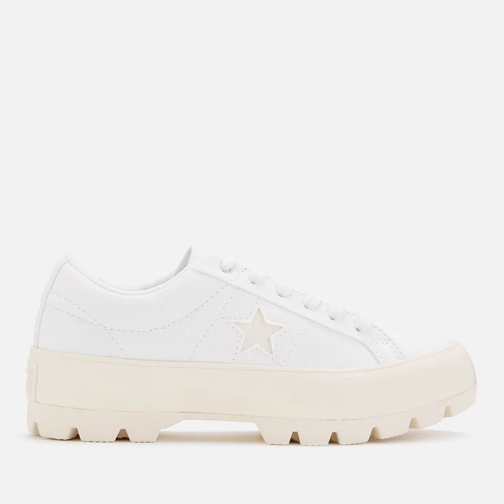 Converse Women's One Star Lugged Ox Trainers - White/Egret Image 1