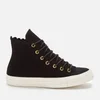 Converse Women's Chuck Taylor All Star Scalloped Edge Hi-Top Trainers - Black/Gold/Egret - Image 1
