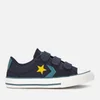 Converse Kids' Star Player 3 Velcro Ox Trainers - Obsidian/Celestial Teal - Image 1