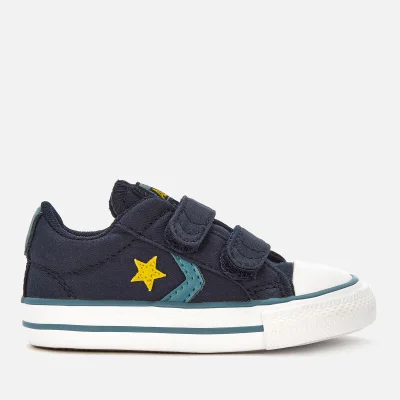 Converse Toddlers' Star Player 2 Velcro Ox Trainers - Obsidian/Celestial Teal