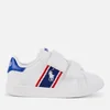 Polo Ralph Lauren Toddlers' Quigley Ez Velcro Trainers - White/Royal Red/White PP - Image 1