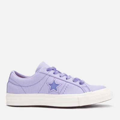 Converse Women's One Star Ox Trainers - Washed Lilac/Wild Lilac/Egret