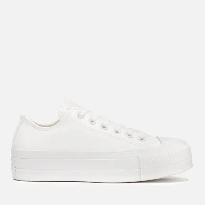 Converse Women's Chuck Taylor All Star Lift Ox Trainers - Vintage White/Vintage White