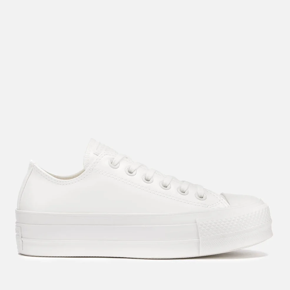 Converse Women's Chuck Taylor All Star Lift Ox Trainers - Vintage White/Vintage White Image 1