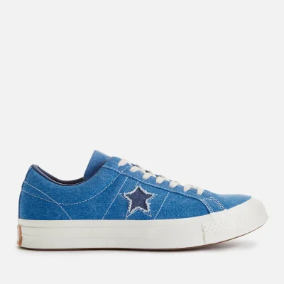 Converse Men's One Star Ox Trainers - Totally Blue/Navy/Egret