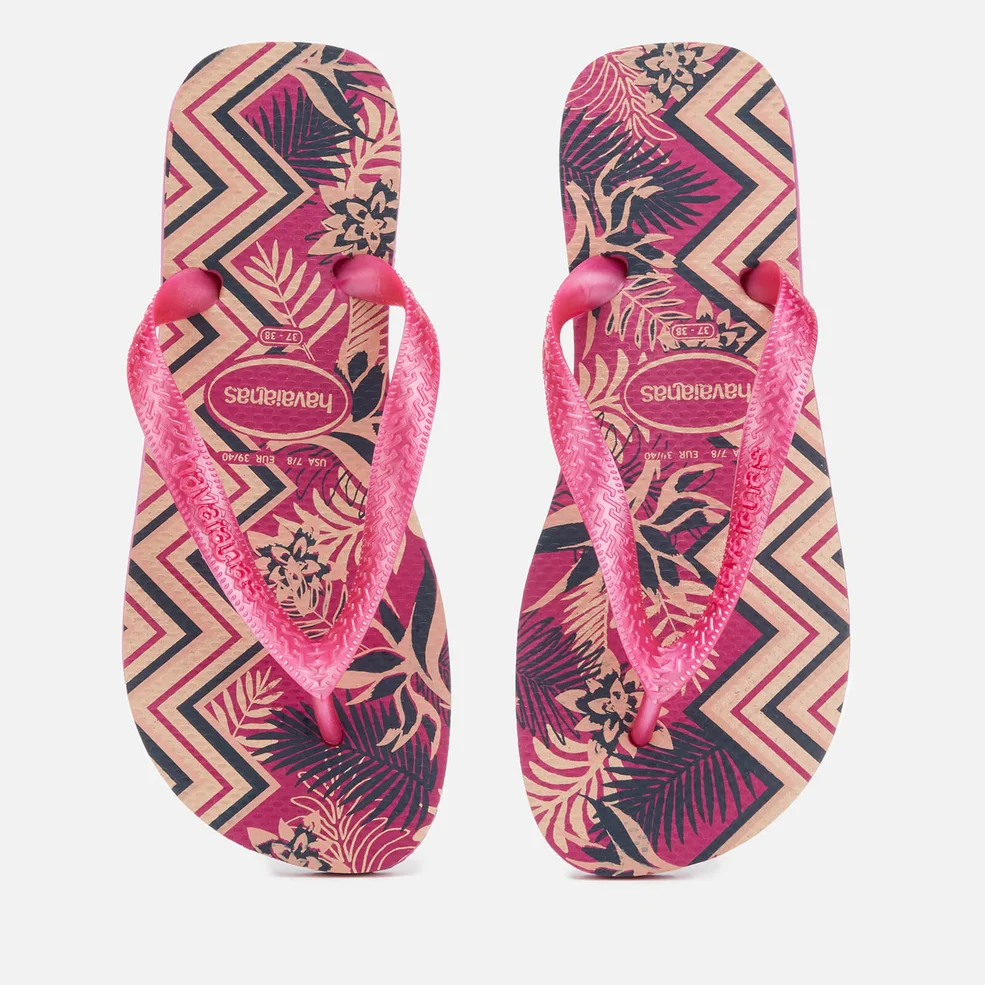 Havaianas Women's Spring Flip Flops - Rose Gum/Rose Gum Image 1