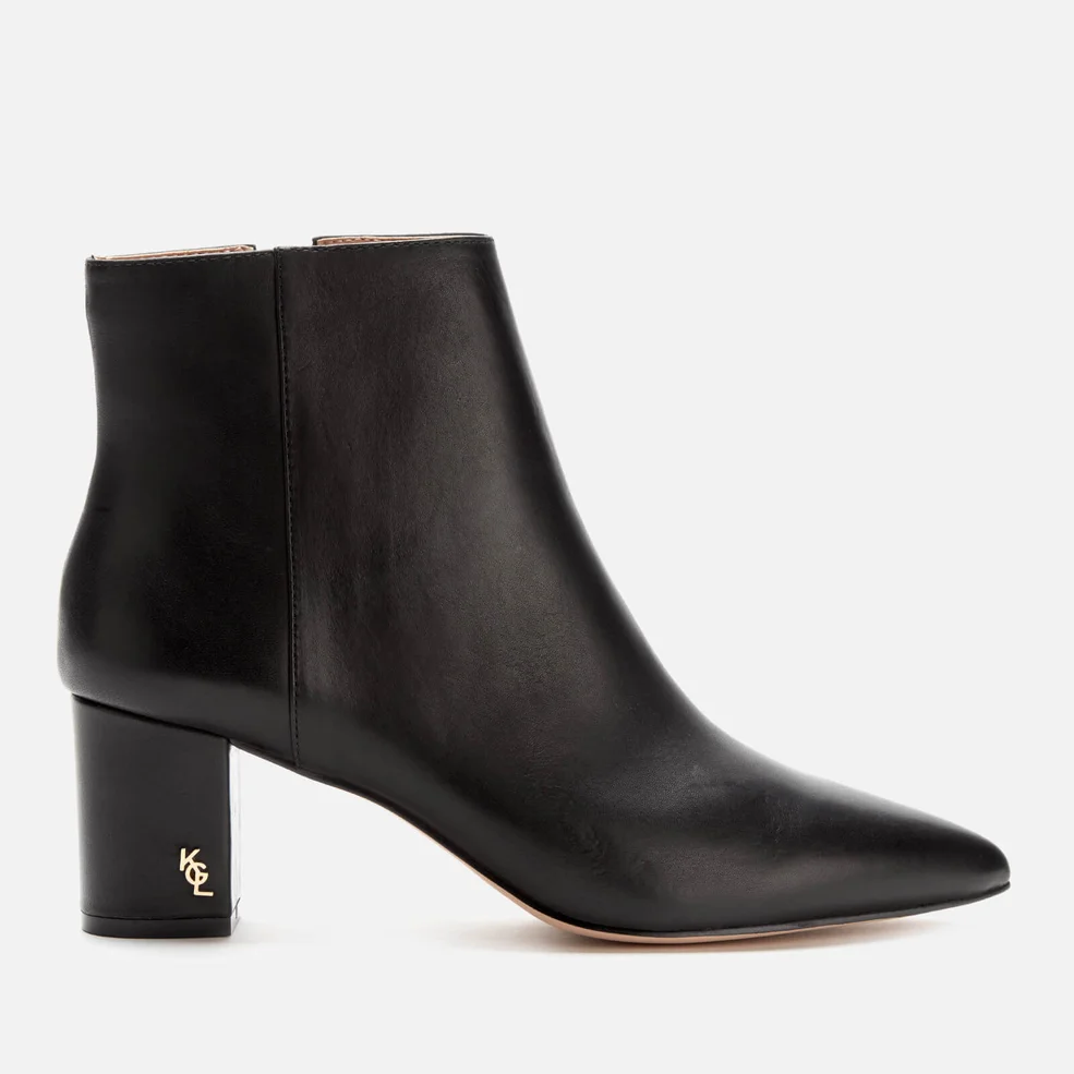 Kurt Geiger London Women's Burlington Leather Heeled Ankle Boots - Black Image 1