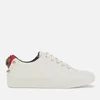 Kurt Geiger London Women's Ludo Leather Quilted Low Top Trainers - White - Image 1