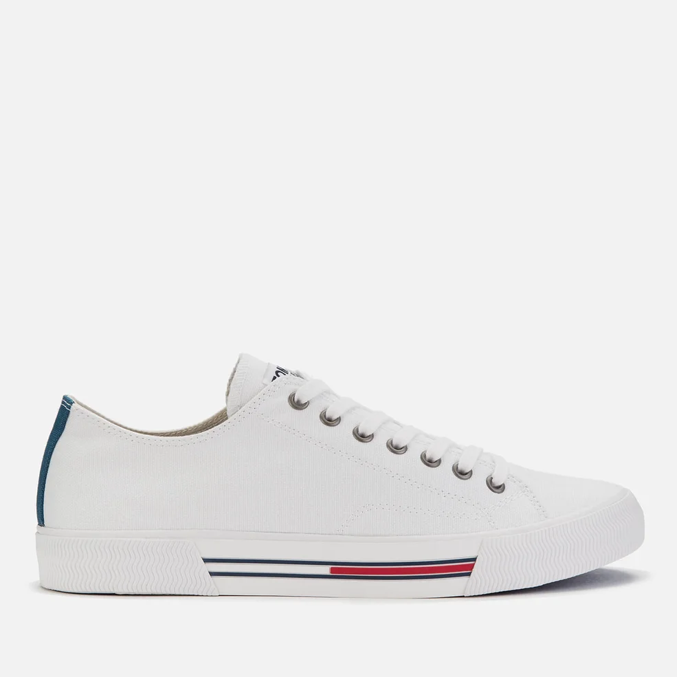 Tommy Jeans Men's Classic Canvas Trainers - White Image 1